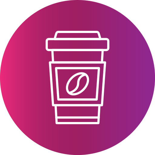 Coffee cup Generic gradient fill icon