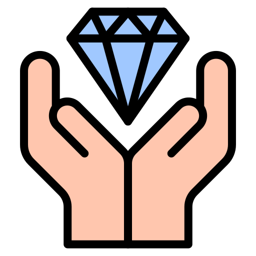ダイヤモンド Generic color lineal-color icon