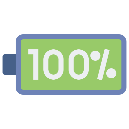 volle batterie Generic color fill icon