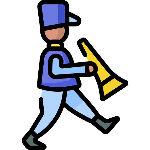 Marching band Special Lineal color icon