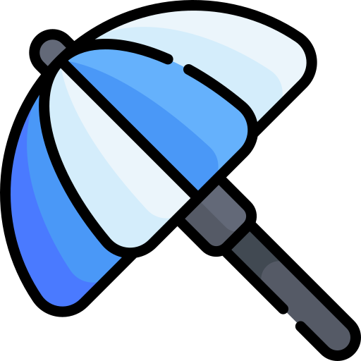 Umbrella Kawaii Lineal color icon