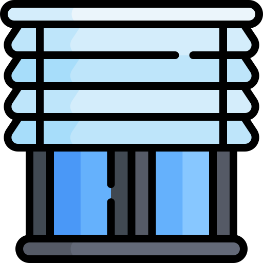 Blinds Kawaii Lineal color icon