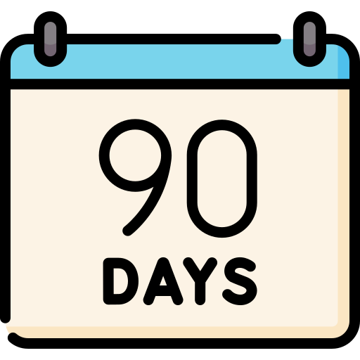 90 dias Special Lineal color icono