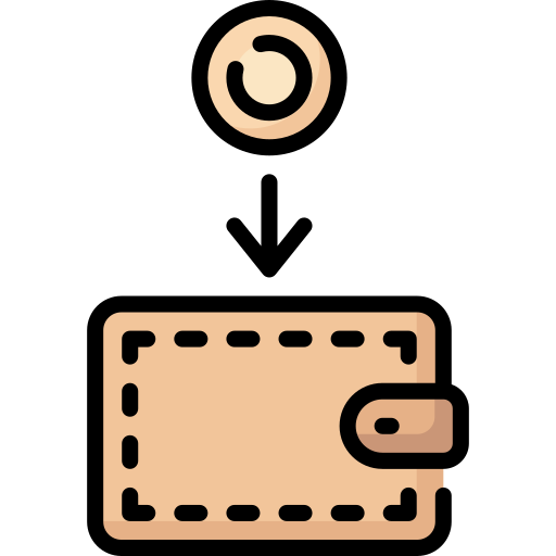 billetera Special Lineal color icono