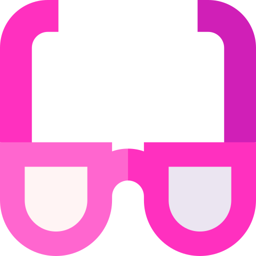 Eyeglasses Basic Straight Flat icon