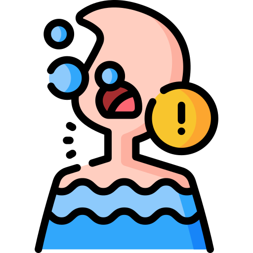 Drowning feels Special Lineal color icon