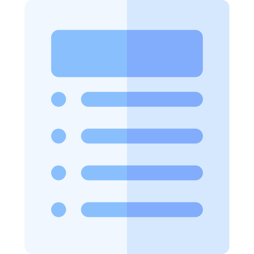 documento Basic Rounded Flat icono