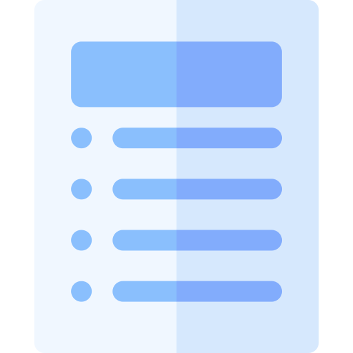 Document Basic Rounded Flat icon