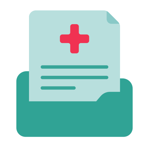 carpeta medica Generic color fill icono