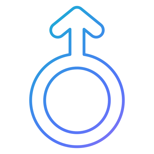 signo masculino Generic gradient outline icono