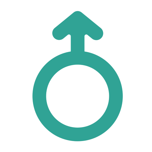 Male sign Generic color fill icon
