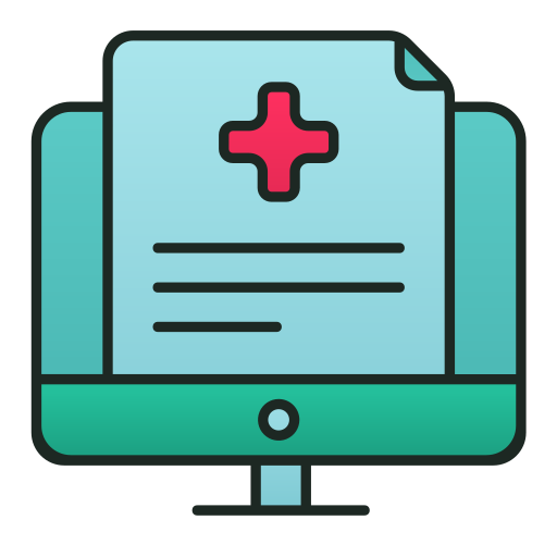 Medical record Generic gradient lineal-color icon