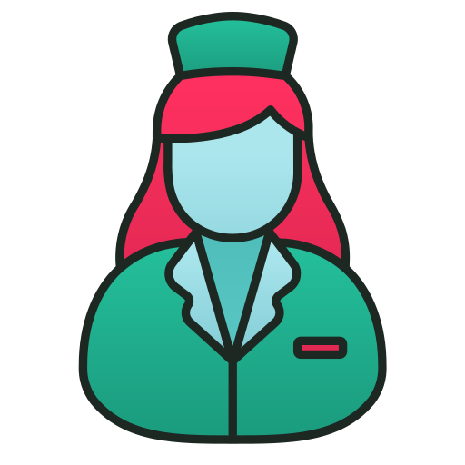 pielęgniarka Generic gradient lineal-color ikona