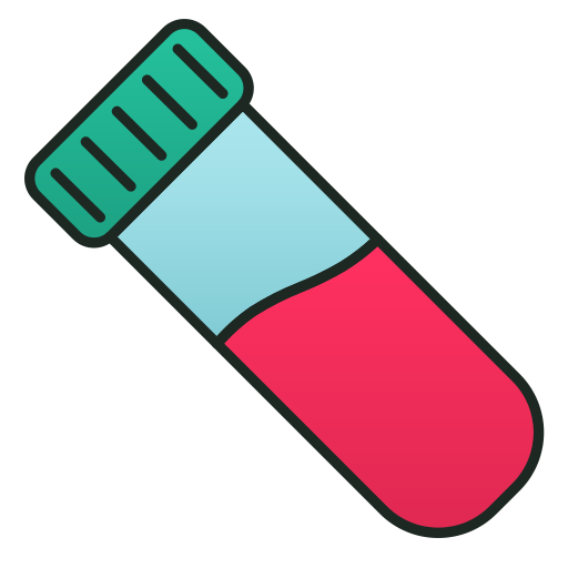 tube à essai Generic gradient lineal-color Icône