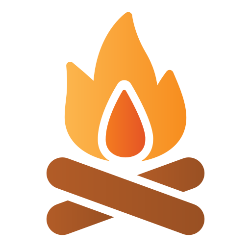 Bonfire Generic gradient fill icon