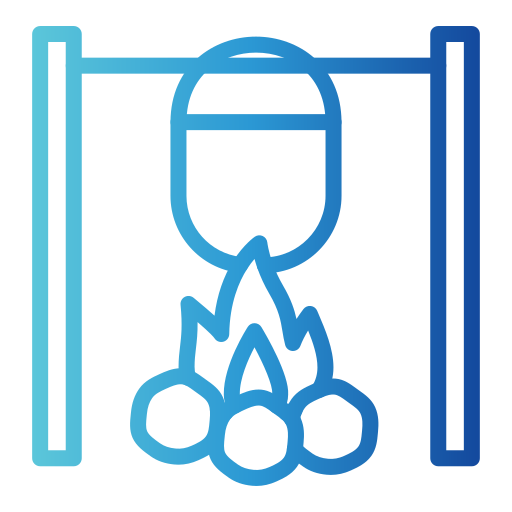 cuisson Generic gradient outline Icône