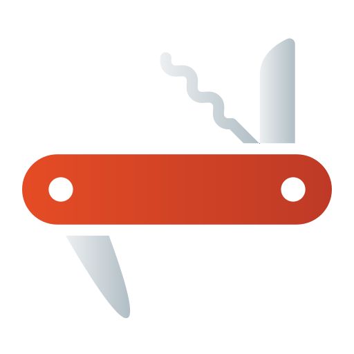 Швейцарский армейский нож Generic gradient fill иконка