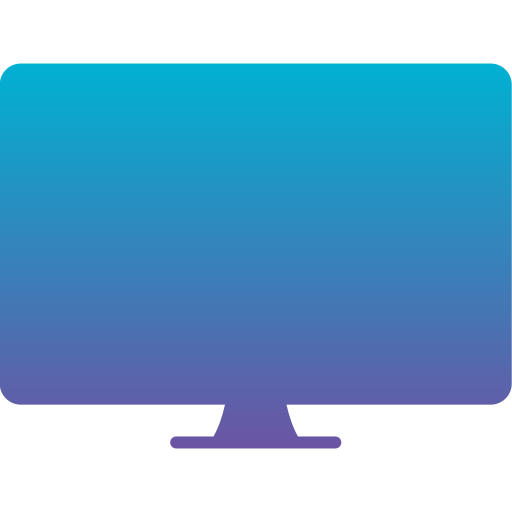 monitor Generic gradient fill ikona
