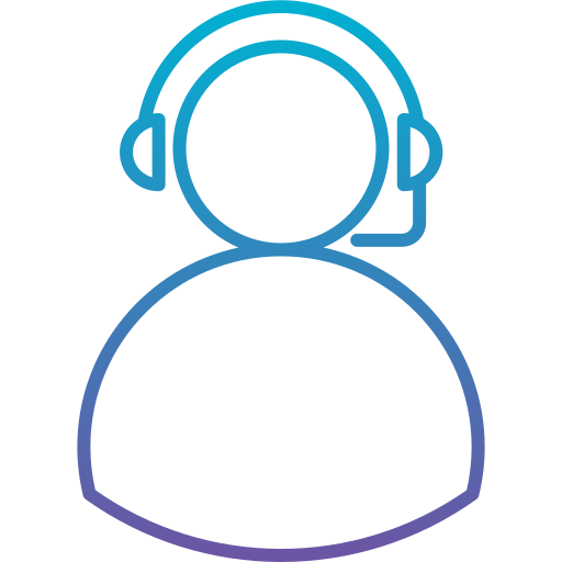 Customer support Generic gradient outline icon