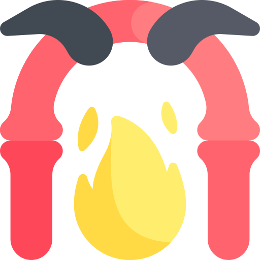 지옥 Kawaii Flat icon