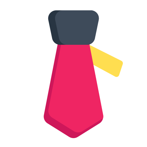 cravatta Generic color fill icona