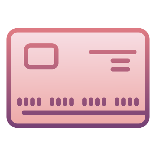 carta di credito Generic gradient lineal-color icona