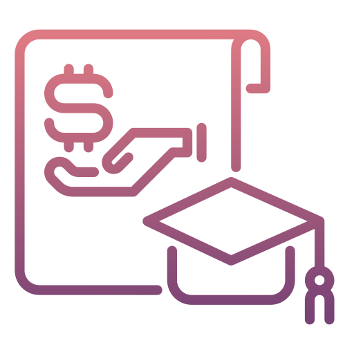 Study loan Generic gradient outline icon