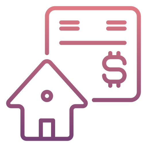 Loan to value Generic gradient outline icon