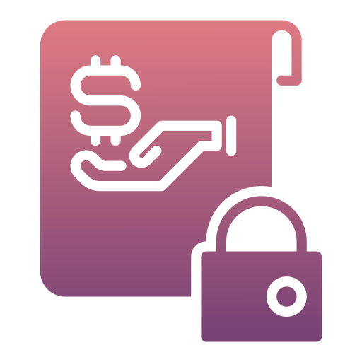 Secured loan Generic gradient fill icon