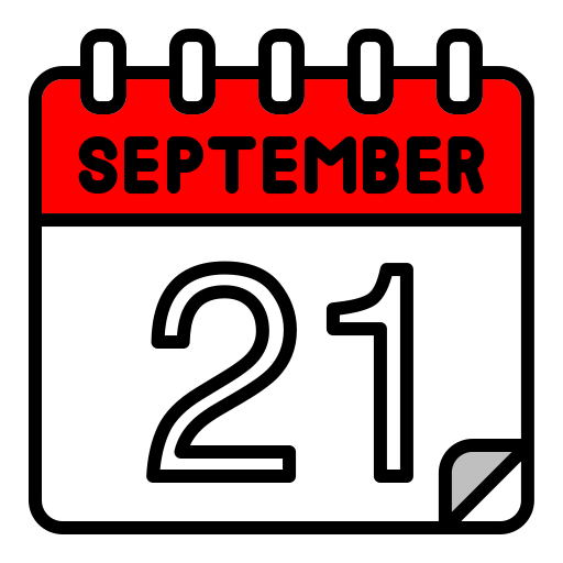 September 21 Generic color lineal-color icon