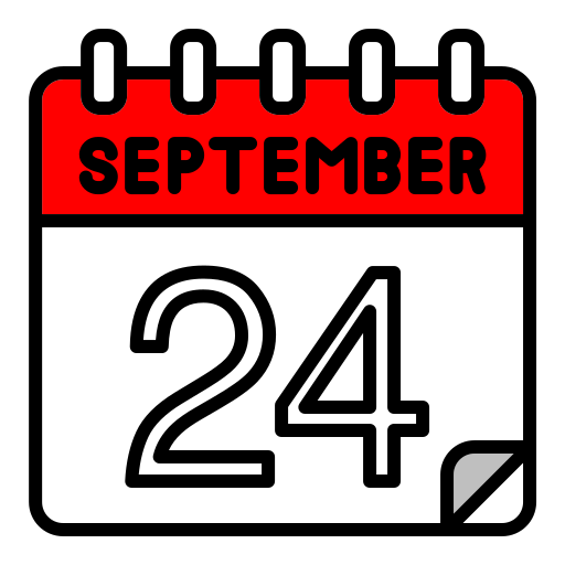 September Generic color lineal-color icon