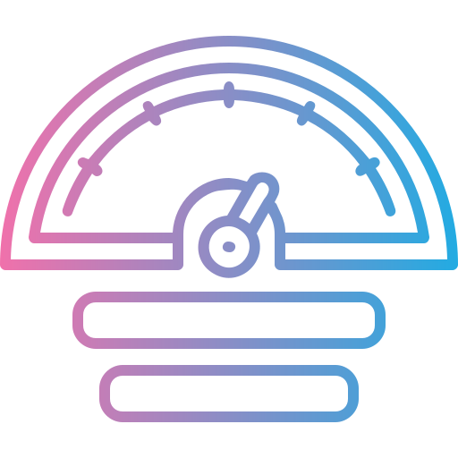 Gauge Generic gradient outline icon