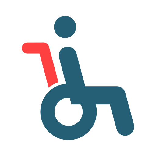 persona discapacitada Generic color fill icono