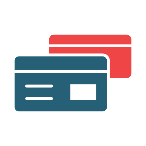 Credit card payment Generic color fill icon
