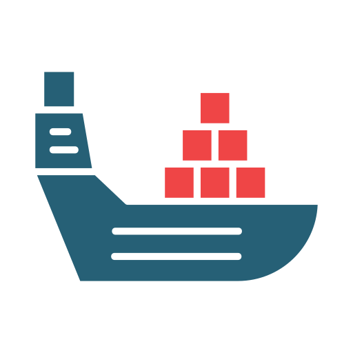 貨物船 Generic color fill icon