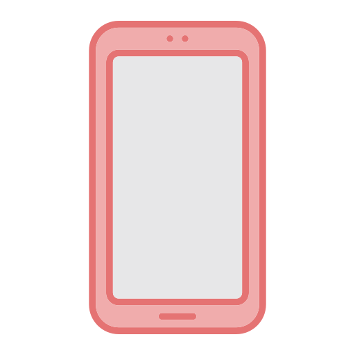 inteligentny telefon Generic color lineal-color ikona