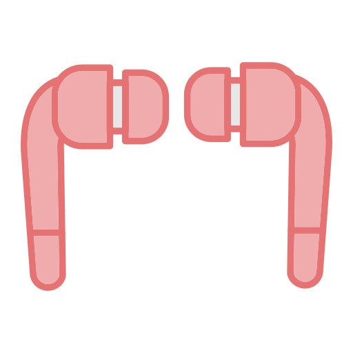 słuchawki douszne Generic color lineal-color ikona