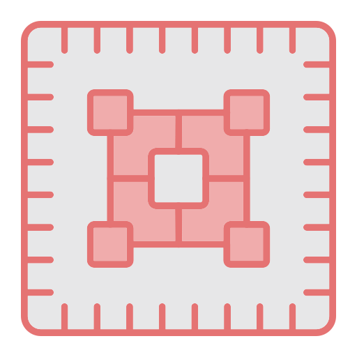 mikrochip Generic color lineal-color icon