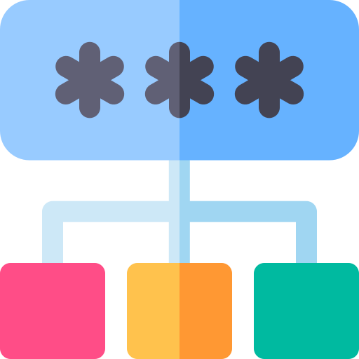 Password Basic Rounded Flat icon