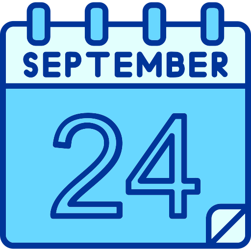9月 Generic color lineal-color icon