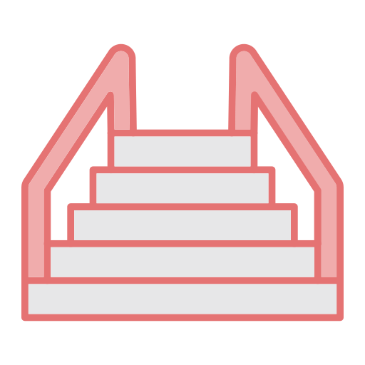 schody Generic color lineal-color ikona