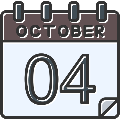 October Generic color lineal-color icon