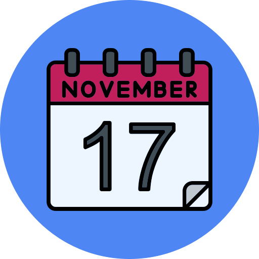 noviembre Generic color lineal-color icono
