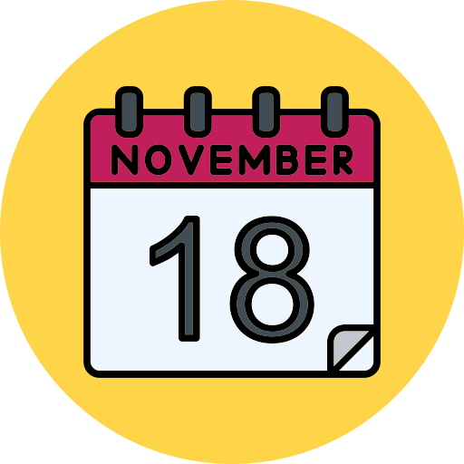 november Generic color lineal-color icon