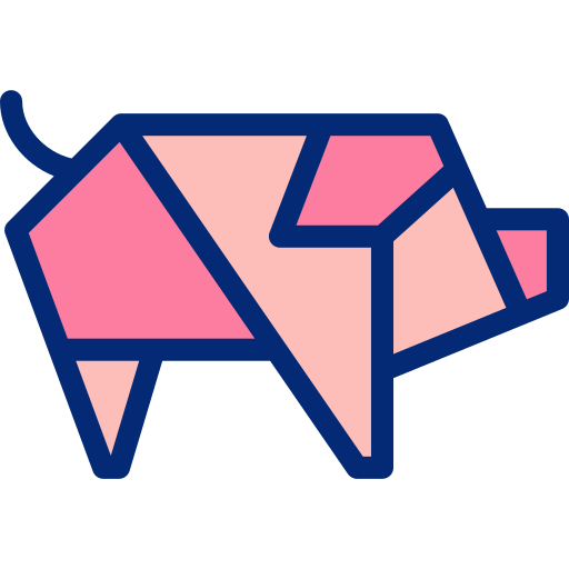 Świnia Basic Accent Lineal Color ikona
