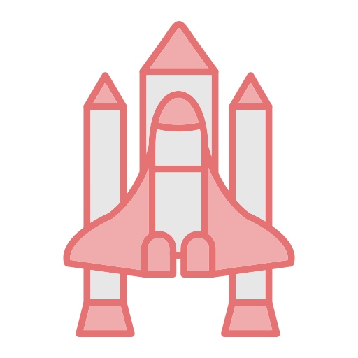 スペースシャトル Generic color lineal-color icon