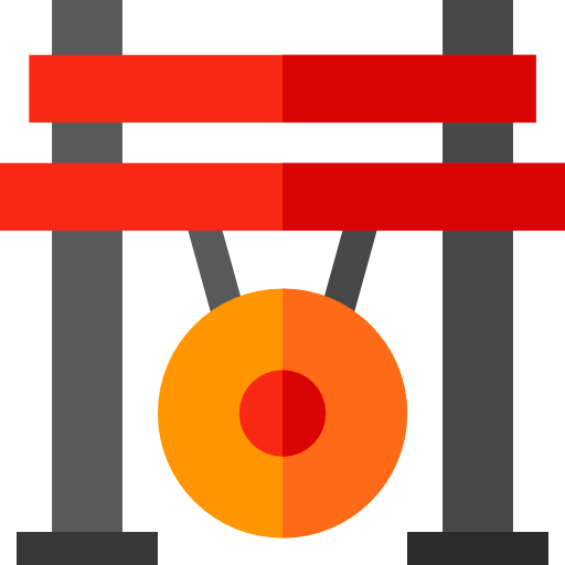 Gong Basic Straight Flat icon
