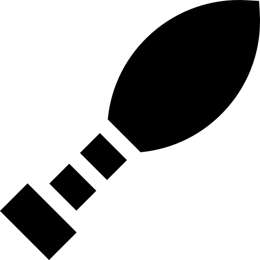 kunai Basic Straight Filled icono