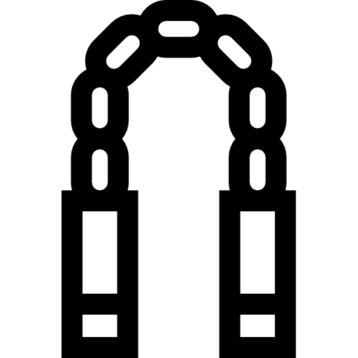 nunchaku Basic Straight Lineal icon