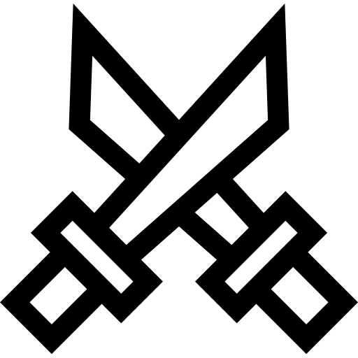 lames Basic Straight Lineal Icône